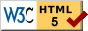 Valid HTML 5